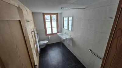 Ein Badezimmer in der Unterkunft Chalet Bärgsunne