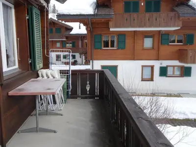Ein Balkon oder eine Terrasse in der Unterkunft Apartment Reseda by Interhome
