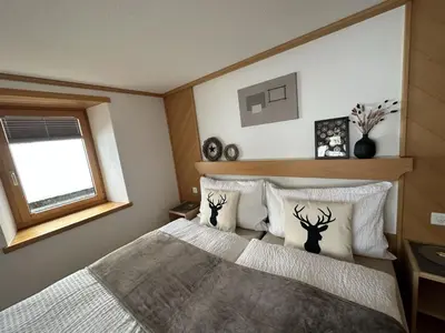 Ein Bett oder Betten in einem Zimmer der Unterkunft Apartment Bergfreude by Interhome