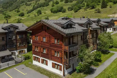 Das Gebäude in dem sich die Ferienwohnung befindet