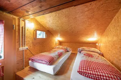 Ein Bett oder Betten in einem Zimmer der Unterkunft Cosy Swiss Apartment