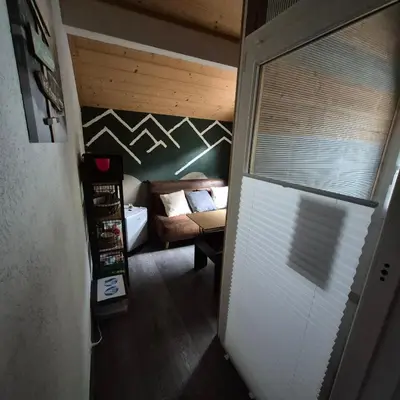 Ein Bett oder Betten in einem Zimmer der Unterkunft Alt'O Martinets 28, 1996 Basse-Nendaz