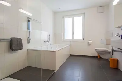 Ein Badezimmer in der Unterkunft Im Zentrum