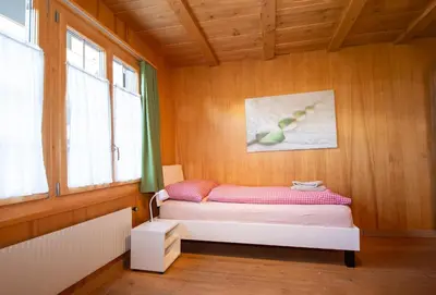 Ein Bett oder Betten in einem Zimmer der Unterkunft Im Zentrum