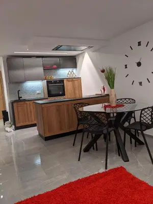 Küche/Küchenzeile in der Unterkunft Ferienwohnung Primavista