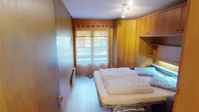 Ein Bett oder Betten in einem Zimmer der Unterkunft Chalet Bürcher