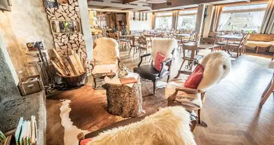 Ein Sitzbereich in der Unterkunft Hotel Kaiserstuhl