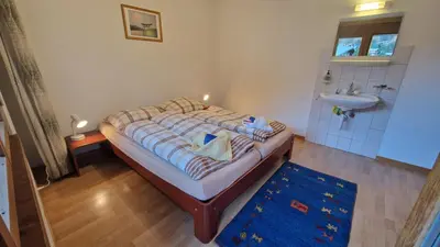 Ein Bett oder Betten in einem Zimmer der Unterkunft Apartment Etzel