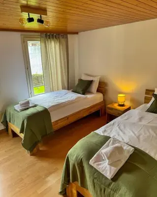Ein Bett oder Betten in einem Zimmer der Unterkunft City Center View Apartment 2