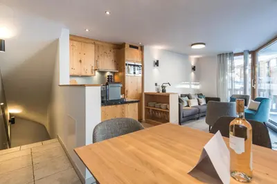 Küche/Küchenzeile in der Unterkunft Arctis - Wohnung Lea