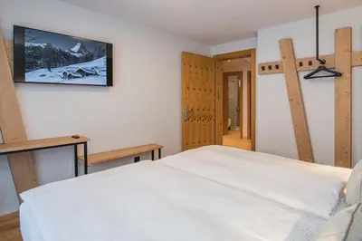 Ein Bett oder Betten in einem Zimmer der Unterkunft Arctis - Wohnung Lea