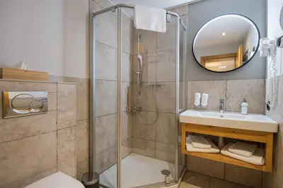 Ein Badezimmer in der Unterkunft Arctis - Wohnung Lea