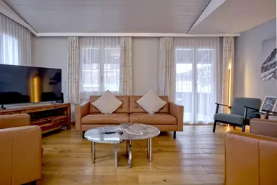 Ein Sitzbereich in der Unterkunft Apartment Babice 4,5 - GRIWA RENT