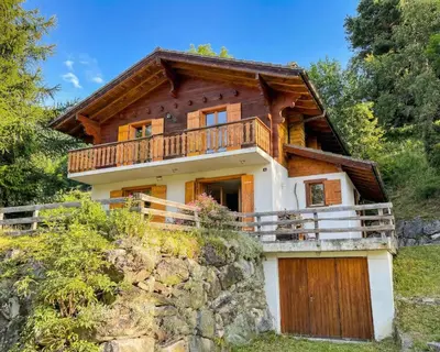Das Gebäude in dem sich das Chalet befindet