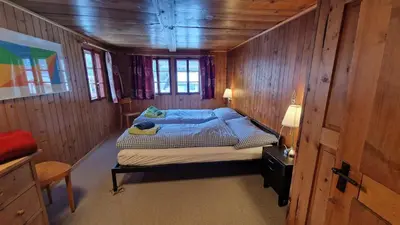Ein Bett oder Betten in einem Zimmer der Unterkunft Hannig