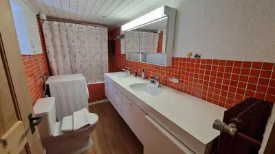 Ein Badezimmer in der Unterkunft Hannig