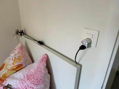 Ein Bett oder Betten in einem Zimmer der Unterkunft HANNA Apartment