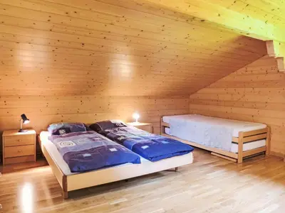 Ein Bett oder Betten in einem Zimmer der Unterkunft Apartment Bühl by Interhome