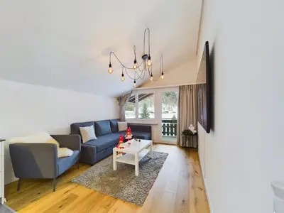 Ein Sitzbereich in der Unterkunft Majestic View Alpine Retreat
