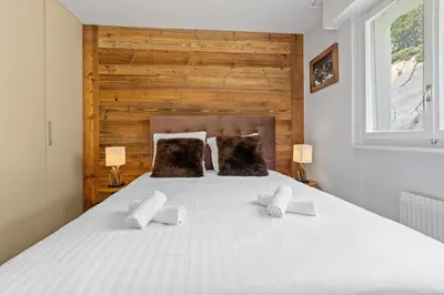 Ein Bett oder Betten in einem Zimmer der Unterkunft Appartement rénové, calme et cozy