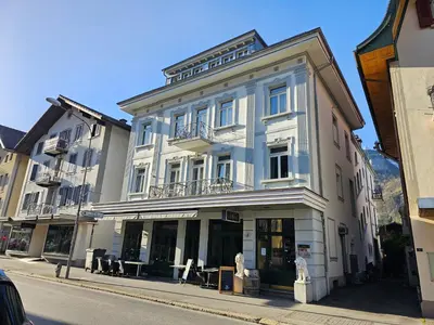 Das Gebäude in dem sich die Ferienwohnung befindet