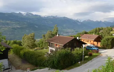 Naturlandschaft in der Nähe des Chalets