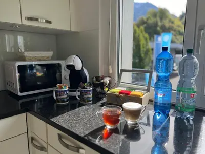Küche/Küchenzeile in der Unterkunft Diamant Apartment