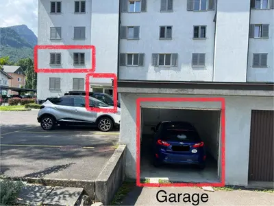 Das Gebäude in dem sich die Ferienwohnung befindet