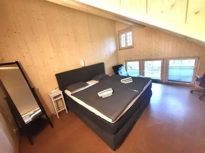 Ein Bett oder Betten in einem Zimmer der Unterkunft Haus Balm