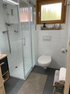 Ein Badezimmer in der Unterkunft Chalet La Montanara