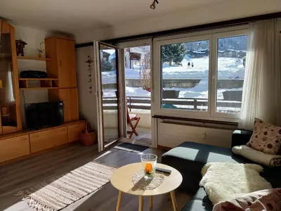 Ein Sitzbereich in der Unterkunft Sky Haus Residence inkl parking