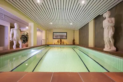 Der Swimmingpool an oder in der Nähe von Toni's Alpine Loft & SPA