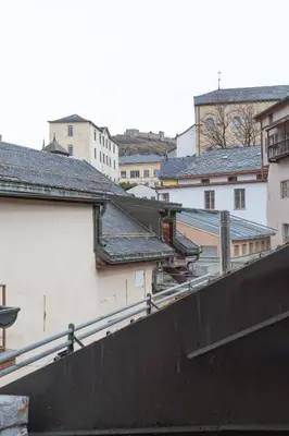 Das Gebäude in dem sich die Ferienwohnung befindet