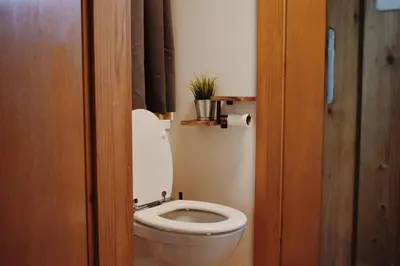 Ein Badezimmer in der Unterkunft Nature's Getaway