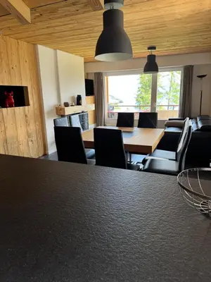 Küche/Küchenzeile in der Unterkunft Cozy apartment Crans-Montana