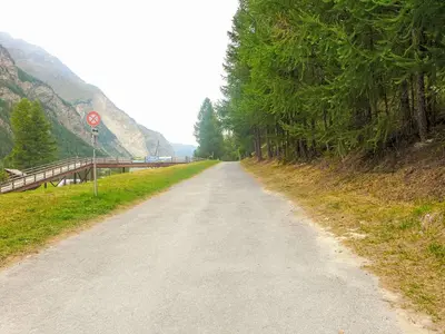 Naturlandschaft in der Nähe des Ferienhauses