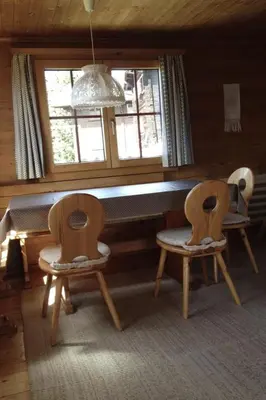 Ein Sitzbereich in der Unterkunft Apartment Sunneschy 1- OG Süd by Interhome