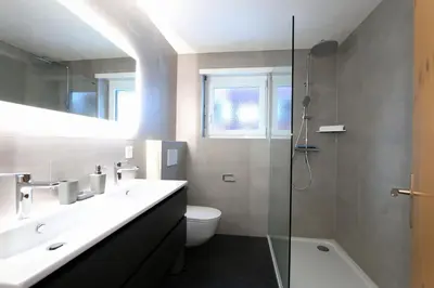 Ein Badezimmer in der Unterkunft Apollo