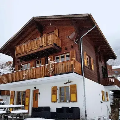 8p Chalet in the mountains near Fiesch ski area