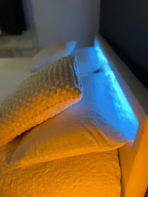 Ein Bett oder Betten in einem Zimmer der Unterkunft Himalayan vibes