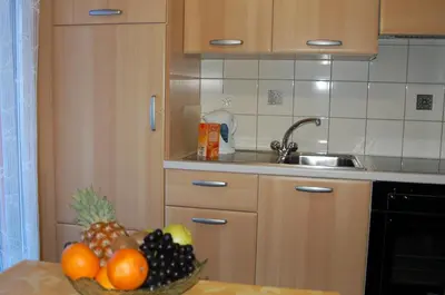 Küche/Küchenzeile in der Unterkunft Chalet Delphin