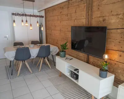 TV/Unterhaltungsangebot in der Unterkunft Chalet Bächlerhaus