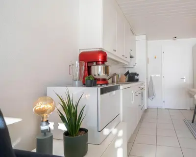 Küche/Küchenzeile in der Unterkunft Chalet Bächlerhaus