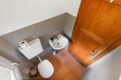 Ein Badezimmer in der Unterkunft Joli studio style chalet