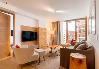TV/Unterhaltungsangebot in der Unterkunft Gotthard Hotel Apartment
