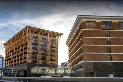 Das Gebäude in dem sich die Ferienwohnung befindet