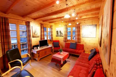 TV/Unterhaltungsangebot in der Unterkunft Chalet Les Mélèzes