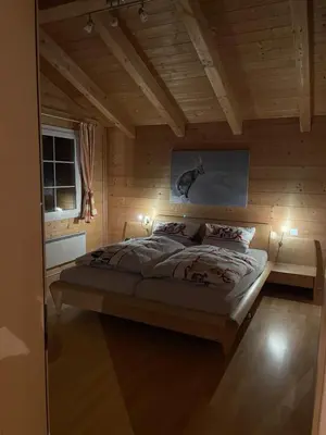 Ein Bett oder Betten in einem Zimmer der Unterkunft Chalet Inge