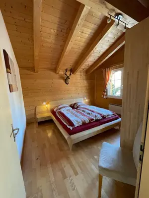 Ein Bett oder Betten in einem Zimmer der Unterkunft Chalet Inge