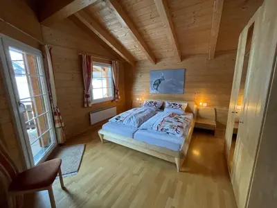 Ein Bett oder Betten in einem Zimmer der Unterkunft Chalet Inge